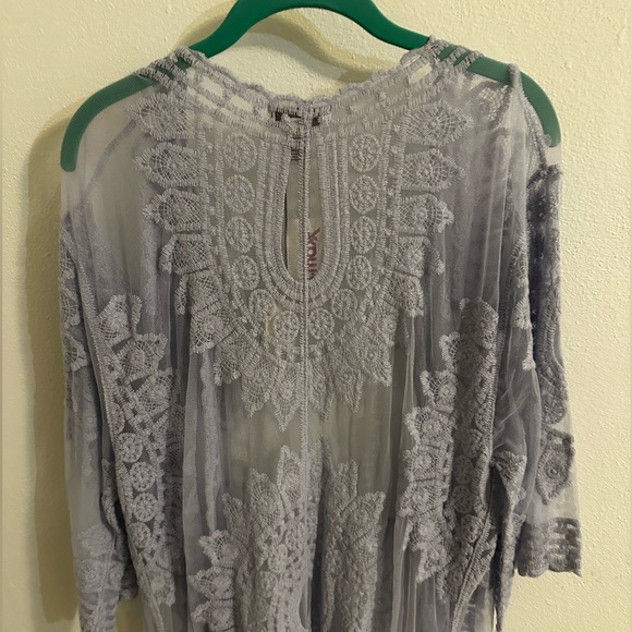 Shear blue Cardigan - Picture 2 of 8